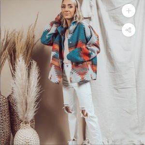 Shop Stevie Piper Aztec Jacket Small